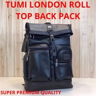 LONDON ROLL TOP TUMI ALPHA BRAVO BACK PACK TRAVEL MESSENGER BAG