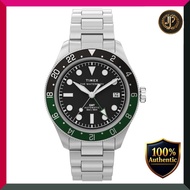 [TIMEX] Waterbury Heritage Automatic GMT Watch Automatic 50M Waterproof K1 Mineral Glass Dark Navy D