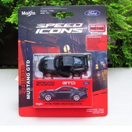 Maisto 1/64 (7.5cm) Speed Icons 2025 Ford Mustang GTD (Grey / Black) Diecast Car