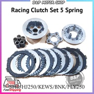 Motocross Racing Clutch Set 5 Spring Comp for SHR-3/HJ250/KEWS250/FLY250/BNK-3