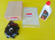 ฝาครอบเครื่องด้านซ้ายพร้อมปะเก็น น้ำมันเครื่องMA30 ฝาแดง 0.7ลิตรแท้HONDA Wave125s/rWave125iรุ่นไฟเลี