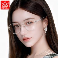 IMPALA LH5009W Fashion Reading Glasses for Women Anti Blue Light Computer Glasses Rimless Style UV P