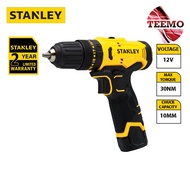 Teemo STANLEY 12V Cordless Drill Driver - SCD10D2K-B1