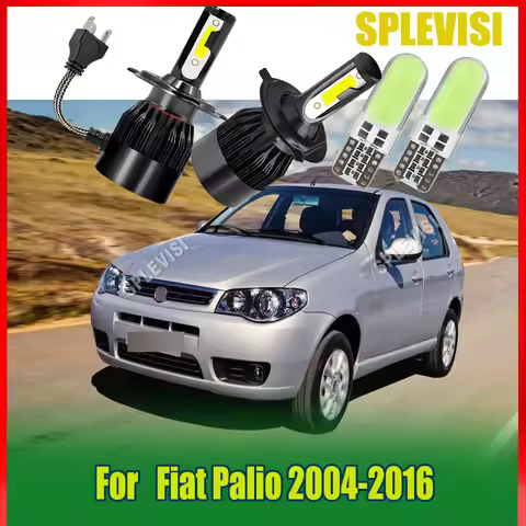 H4 9003 LED 60W Headlamp White - Perfect for Off-Road & Street Use For Fiat Palio 2004 2005 2006 200