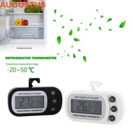 AUGUSTUS Freezer Thermometer LCD Display Magnetic Refrigerator Refrigeration Gauge Fridge