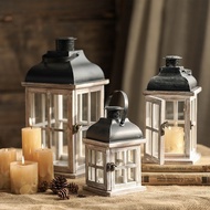 Wholesale Industrial loft Original Style Glass Iron Style Lamp-2 Styles Candle Holder Candle Cup Who