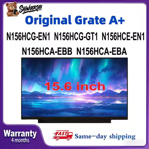 Original New A+ 15.6" Laptop Lcd Screen Monitor Panel Slim N156HCG EN1 GT1 N156HCE EN1 N156HCA EBB N