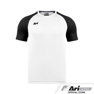 ARI ESSENTIAL 2TONES TEAM JERSEY - WHITE/BLACK เสื้อฟุตบอล อาริ ทูโทน สีขาวดำ