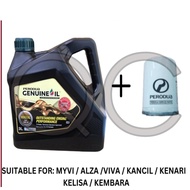PERODUA SAE 10W-30 3L VIVA KANCIL KELISA KENARI ENGINE OIL MINERAL OIL 10W30 (3L)