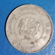 1987 Singapore 10 Cent Coin
