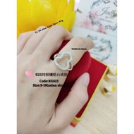 925silver stone ring 925Silver stone ring 925Silver stone ring For Girls(RX623)