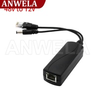 ANWELA Shop 48V To 12V Poe Splitter Connector Power Adapter Injector Switch For Ip Camera Wifi Injec