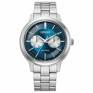 CITIZEN Collection BU4030-91L Eco-Drive Blue Dial Stainless Steel Watch WARRANTY