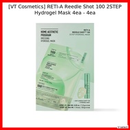 [VT Cosmetics] RETI-A Reedle Shot 100 2STEP Hydrogel Mask 4ea - 4ea / Korean Hydrogel Mask / Anti-Ag