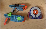 NERF Elite 槍兩支 + 電子鏢靶