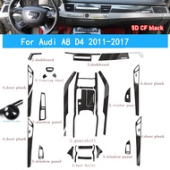 Car-Styling 3D/5D Carbon Fiber Car Interior Center Console Color Change Molding Sticker Decals For A
