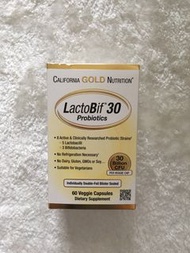 現貨 美國 益生菌 300 億 60 粒 ✨California Gold Nutrition LactoBif Probiotic 30 Billion 60 veggi capsules