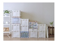 日本 RISU 可折疊式收納箱 40L 三色可選