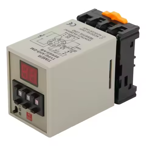 AH3-DM Timer Relay A/B Dual Mode Delay Timer Relay Digital Display Timer Relay AC220V 0.01S ~ 990H B