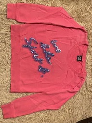 Agnes b. SPORT PARIS 亮片粉色衛衣