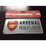 ARSENAL PRIDE OF LONDON FOOTBALL CLUB Car ALUMINIUM EMBLEM