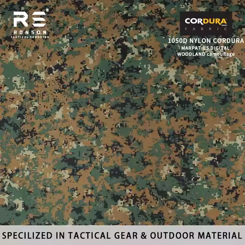 US MARPAT Pattern Camouflage 1000d Nylon Cordura Fabric Waterproof Tactical Gear Oxford Fabric Durab