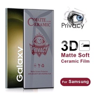 Ceramic Anti spy Anti scratch privacy Samsung S24 S24 plus S24 Ultra