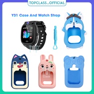 Cute-Design Y31 Smartwatch Case for Kids with Neck Strap