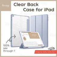 เคส สำหรับ ไอแพด ใส clear case for ipad ราง ปากกา กันกระแทก กันงอ ซิลิโคน รอบตัว นิ่ม gen6 gen7 pro 