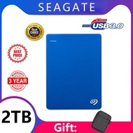 Seagate 1TB 2TB Backup Plus Slim Aluminium Portable External Hard Disk Drive