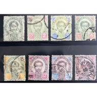 Thai Stamps Of King Rama V Set 2 New Condition Very Beautiful Complete Of 8 Pieces Year 2000 Age 139