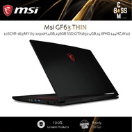 *HOT MODEL*MSI GF63 THIN GF63 10SCXR-1637MY (I5-10300H/4GB/256GB SSD/GTX1650 MAX Q 4GB/15.6" FHD 144