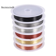 6 Pack Jewelry Beading Wire for Jewelry Making Supplies and Craft (24 Gauge)