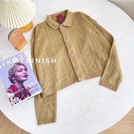 Kejora Cable Cardy - Cardigan Wanita Crop Terbaru
