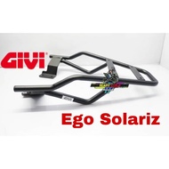 MONORACK GIVI ORIGINAL EGO SOLARIZ GEAR 125 BLACK BOX TOPBOX BOX GIVI BOX ALUMINIUM ACCESSORIES MOTO