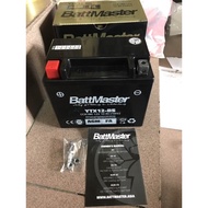 BATTMASTER YTX12-BS AGM BATTERY 12v10AH