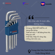 Bộ chìa vặn 9 món đầu bông chữ L 1600A01TH4 /đầu lục giác chữ L 1600A01TH5