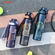 SPIRAKOGEO Sports Water Bottle, Plastic Large Capacity Drink Bottle, Portable 800/1000ML Lightweight