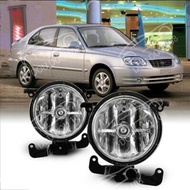 Front Bumper Fog Lamp Light Clear Lens For Hyundai Accent 2003-2005 92201-25510 92202-25510