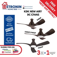 KDK H56GP | E48GP | F40GP | W56WV 56", 48", 40" DC Ceiling Fan w/ Remote & Wi-Fi Control *Climate Vo