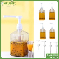 MELENE Coffee Syrup Press Bottle, with Scale 5/8/10CC Syrup Drip Dispenser, 1600ml Large Capacity Ho