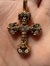 Chrome hearts 22k mini filigree diamond pendant
