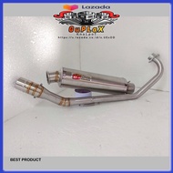 Knalpot CLD Fullset Motor Mx-King Satria FU Sonic150 Vixion Mx Lama / Knalpot racing suara bas adem