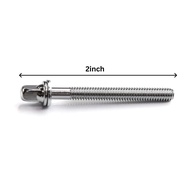 Newbeat 2in Tension Rod with Washer Heavy Duty Drum Hardware for Toms