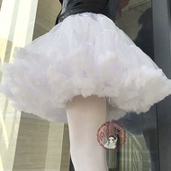 Puffed tulle skirt soft chiffon puffy loli loli skirt