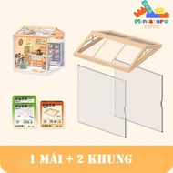 Robotime Rolife super creator ABS plastic dollhouse canopy frame accessories