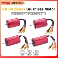 SURPASS HOBBY KK 2445 2440 2435 2430 Waterproof Brushless Motor For 1/16 1/18 RC Car Boat Model Part