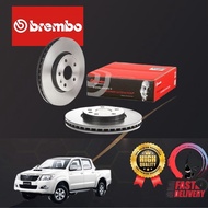 BREMBO FRONT BRAKE DISC ROTOR TOYOTA HILUX 2005-2015 KUN25 2.5, HILUX KUN26 3.0 (09.A634.11)