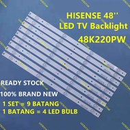 48K220PW HISENSE 48 INCH LED TV BACKLIGHT ( LAMPU TV ) 48K220P 48K220