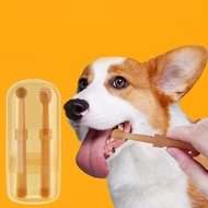 ชุดแปรงสีฟันสัตว์เลี้ยง Tyff แปรงสีฟันซิลิโคนอเนกประสงค์แปรงสีฟันอุปกรณ์สุนัขทำความสะอาดฟันสำหรับสุนัขแปรงสีฟันขนนุ่ม